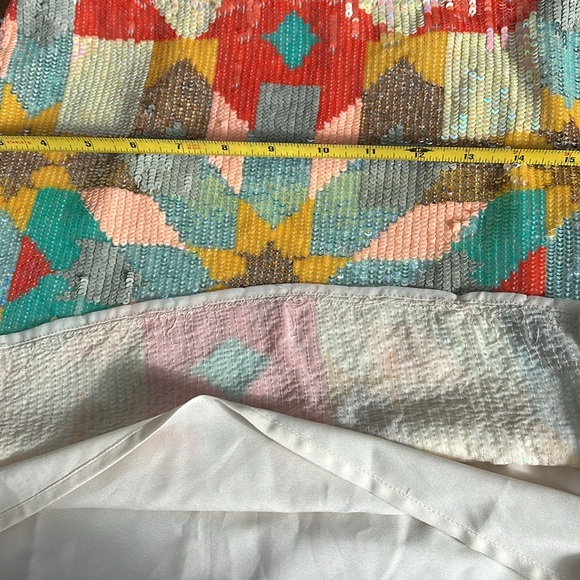 Marciano Colorful Sequin Mini Skirt Guess by Marciano size 2 - Picture 14 of 16